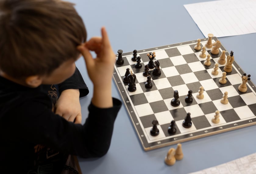 Turniej szachowy w Przedszkolu nr 99 we Wrocławiu