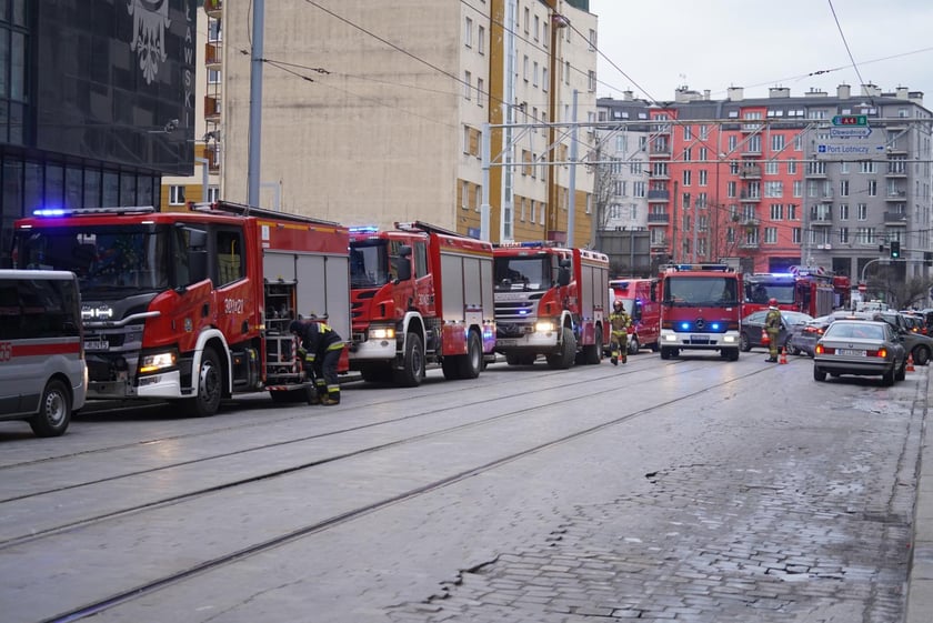 Pożar w kamienicy przy ul. Kościuszki