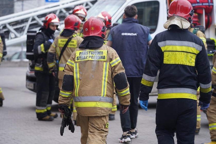 Pożar w kamienicy przy ul. Kościuszki