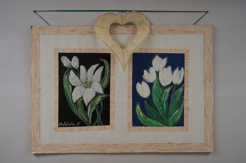 Praca wykonana przez mieszkankę schroniska