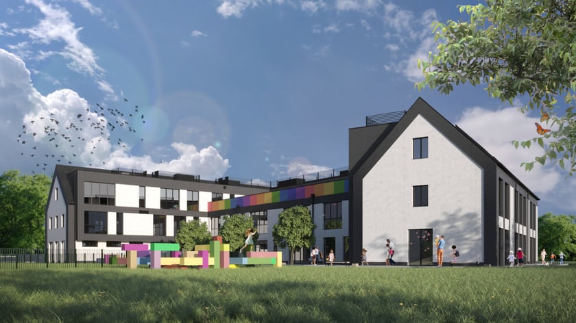 Przedszkole przy ul. Marszowickiej - wizualizacja