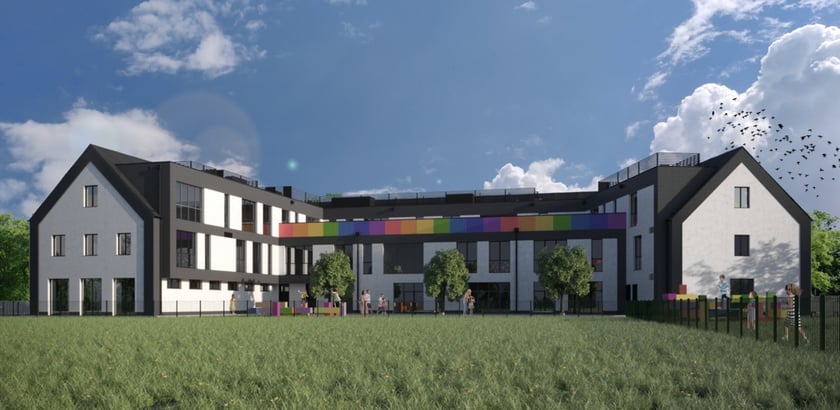 Przedszkole przy ul. Marszowickiej - wizualizacja