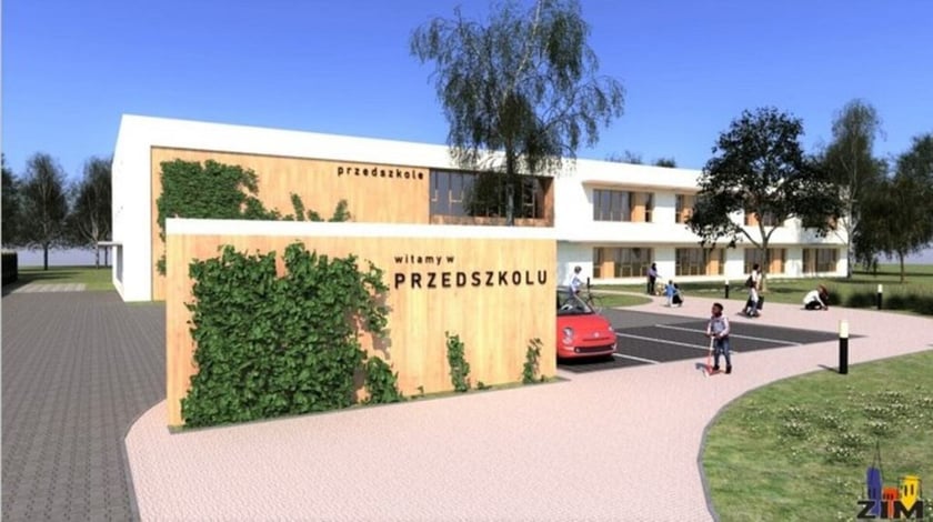 Przedszkole przy ul. Hallera - wizualizacja