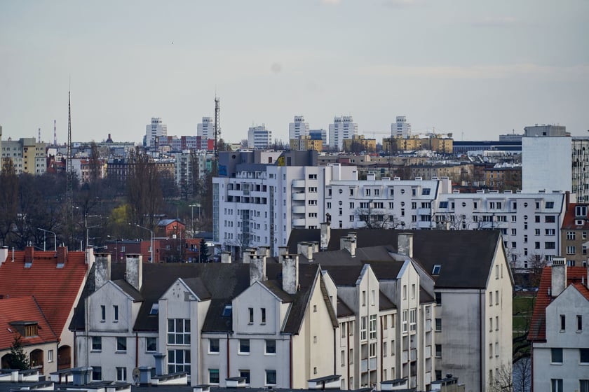 Panorama wrocławskiej Różanki