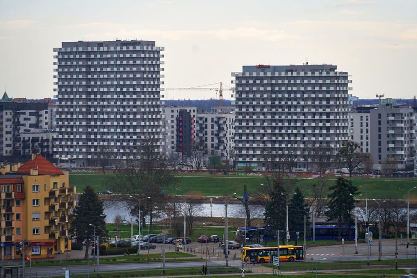 Panorama wrocławskiej Różanki
