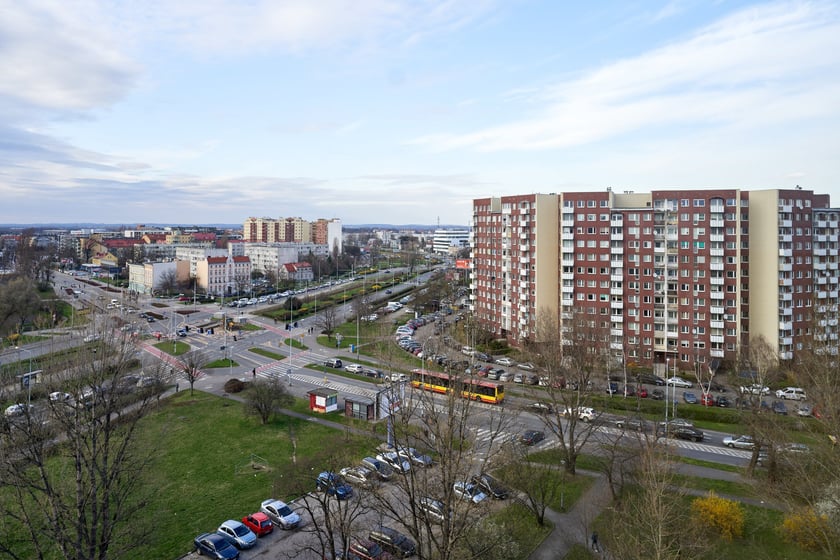 Panorama wrocławskiej Różanki