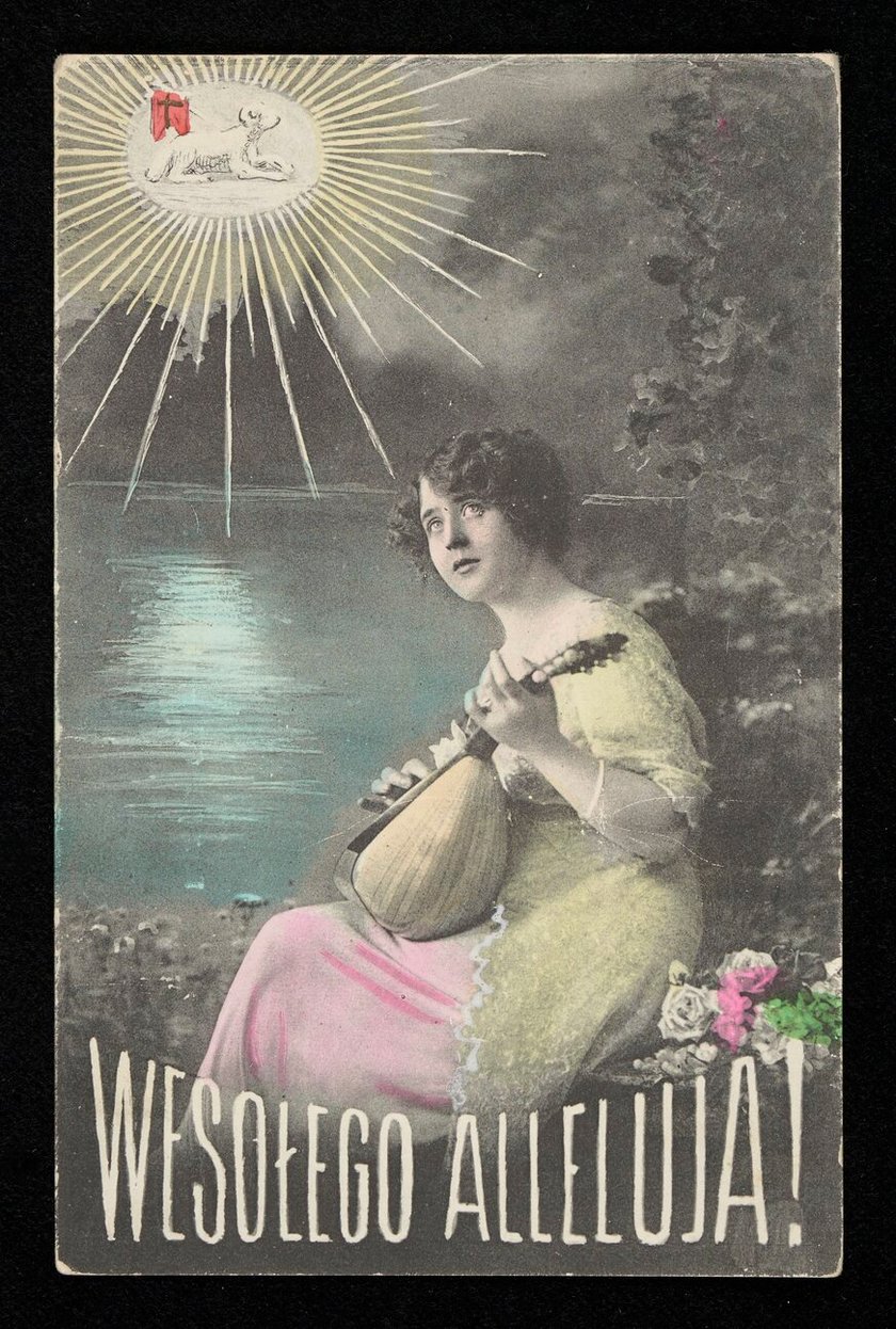 Przedwojenne kartki wielkanocne ze zbiorów Polony