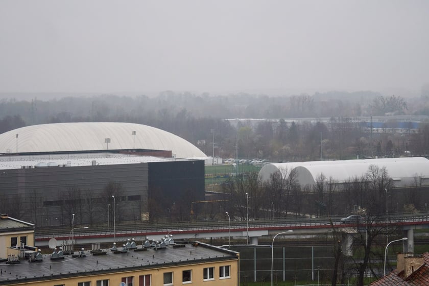 Psie Pole z lotu ptaka