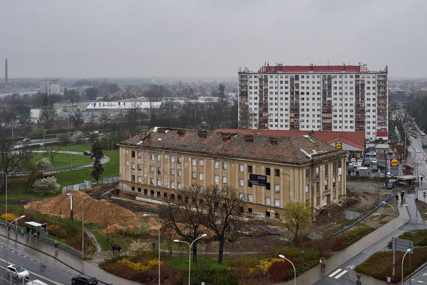 Psie Pole z lotu ptaka