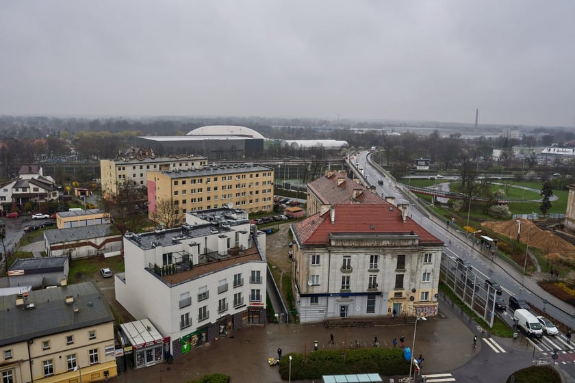 Psie Pole z lotu ptaka