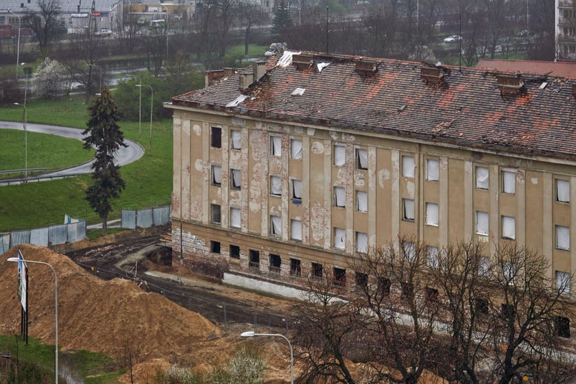 Psie Pole z lotu ptaka