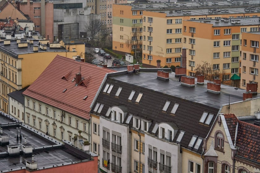 Psie Pole z lotu ptaka