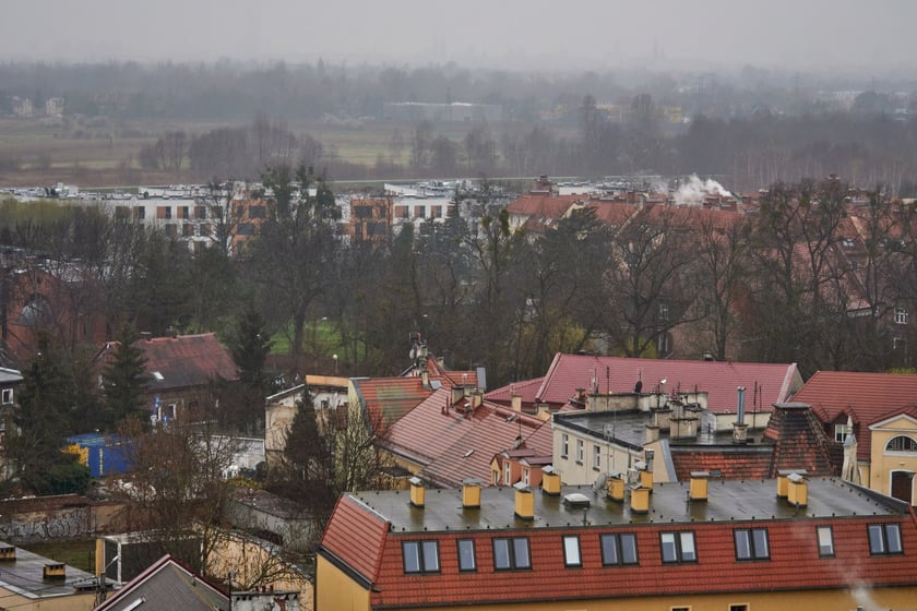 Psie Pole z lotu ptaka