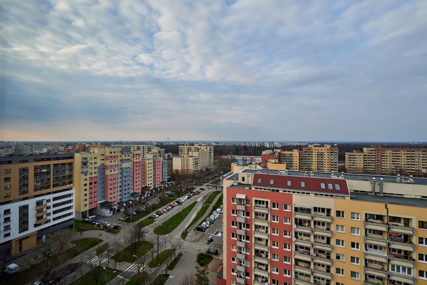 Panorama Gądowa Małego, wrocławskiego osiedla