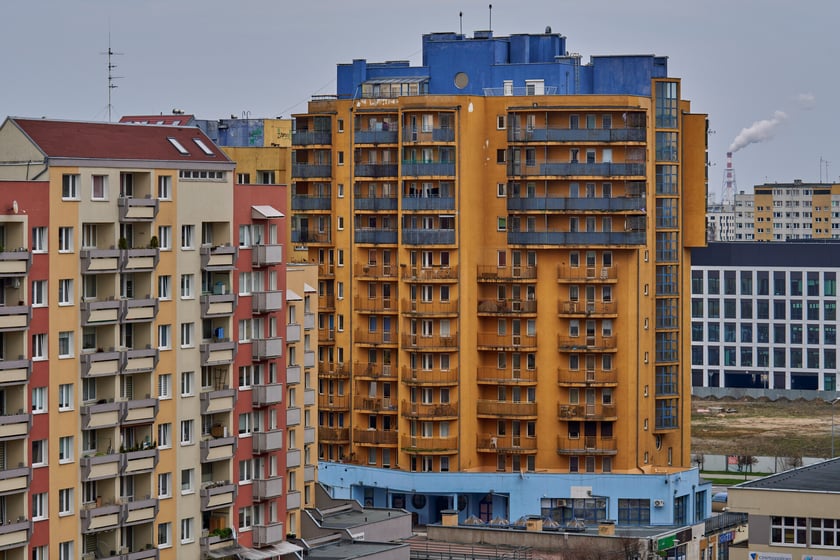Panorama Gądowa Małego, wrocławskiego osiedla