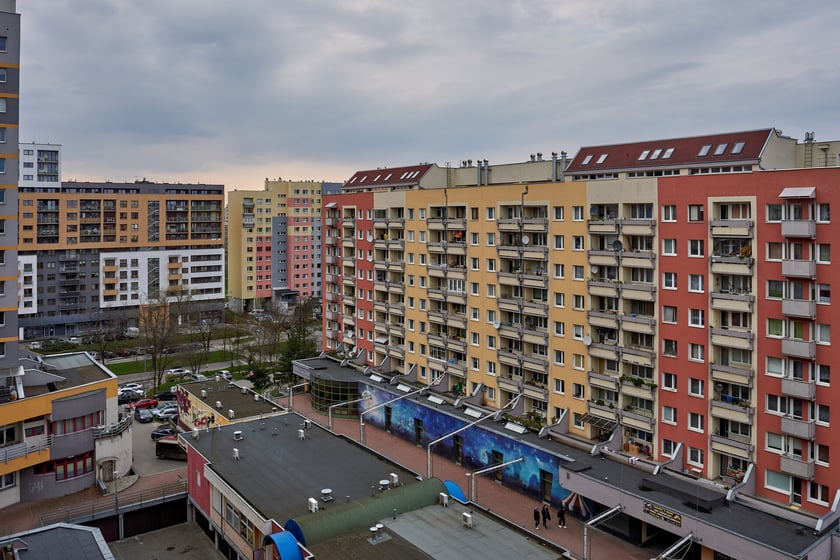 Panorama Gądowa Małego, wrocławskiego osiedla