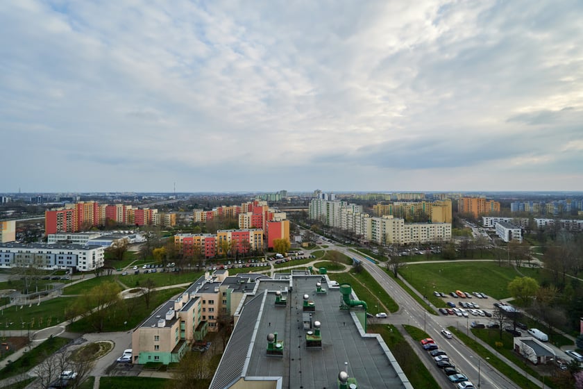 Panorama Gądowa Małego, wrocławskiego osiedla