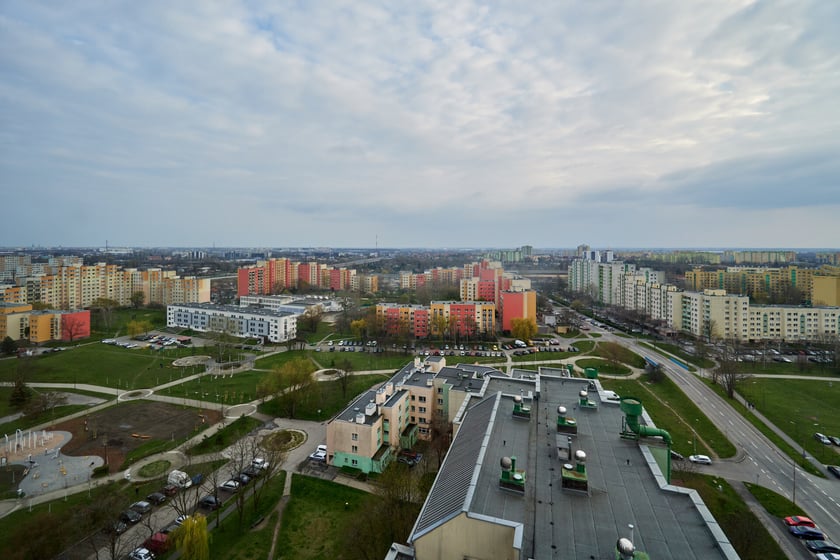 Panorama Gądowa Małego, wrocławskiego osiedla