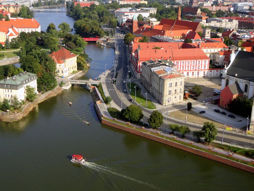 Wrocław z drona