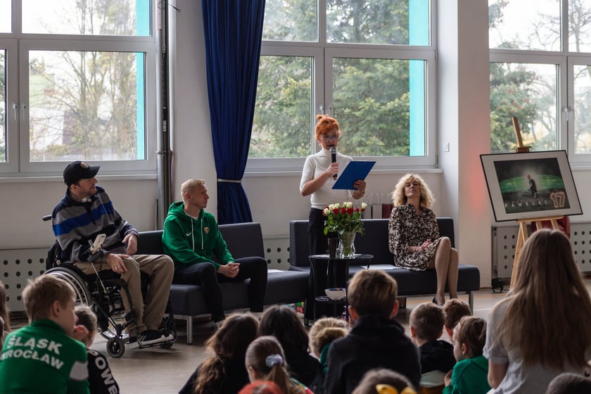 spotkanie z Pawłem Parusem i Marcinem Pawelcem w ramach sportowego projektu edukacyjnego&nbsp;
