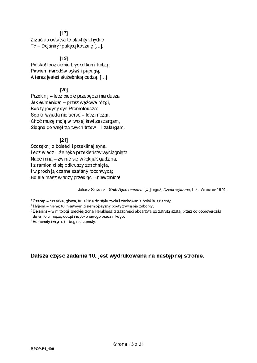 Matura z języka polskiego - arkusze pokazowe