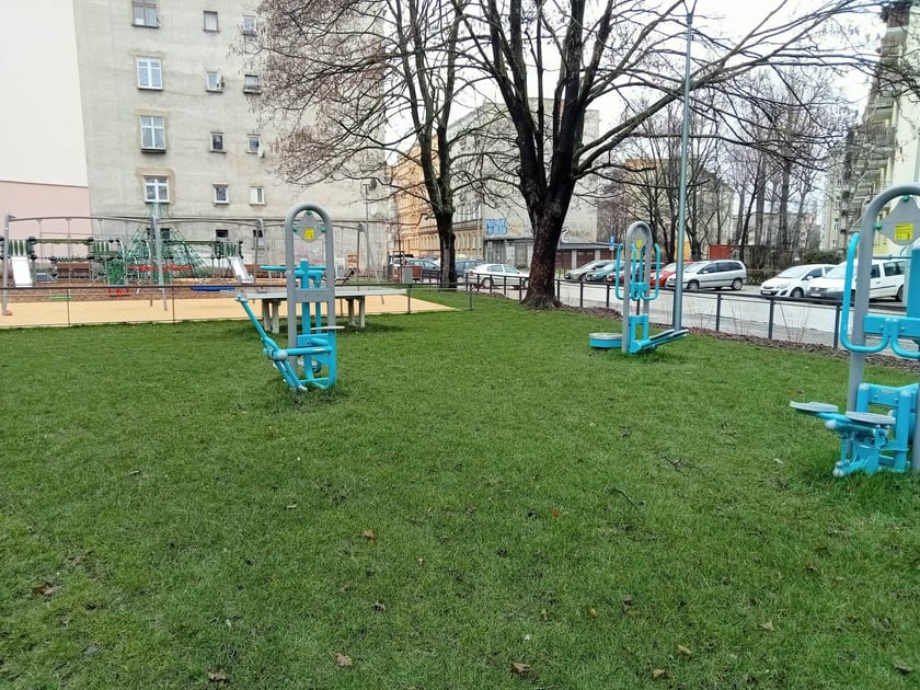 Skwer u zbiegu Pszennej i Jęczmiennej