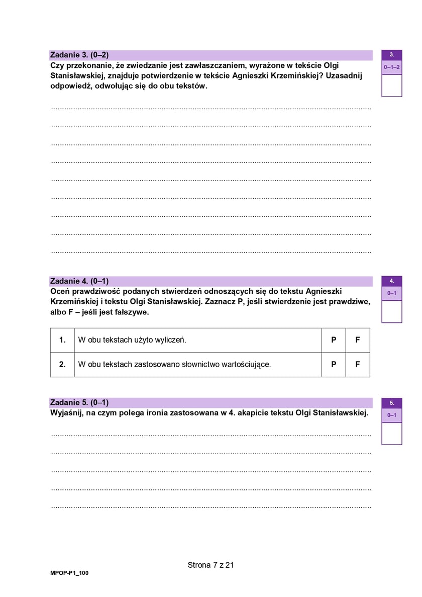 Matura z j. polskiego (formuła 2023)