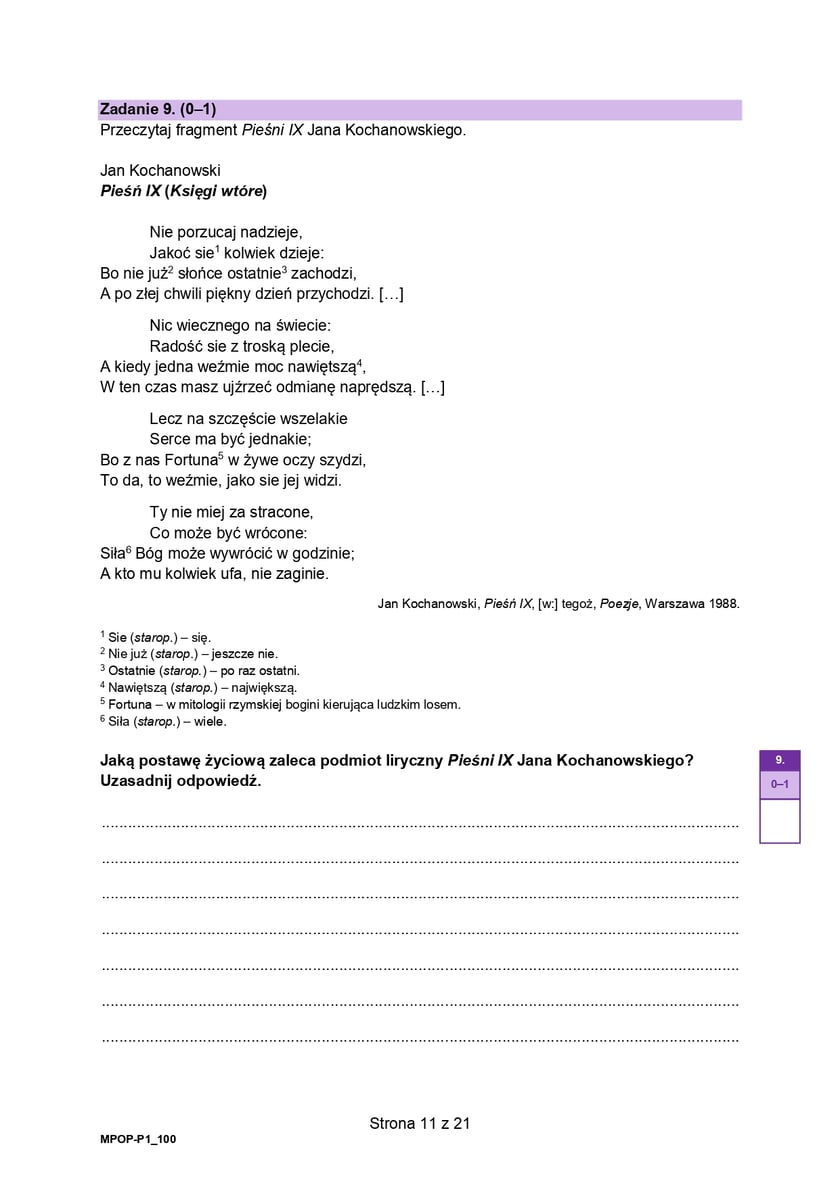 Matura z j. polskiego (formuła 2023)