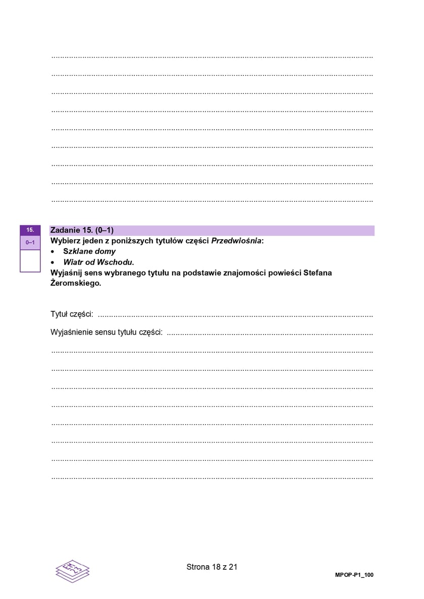 Matura z j. polskiego (formuła 2023)