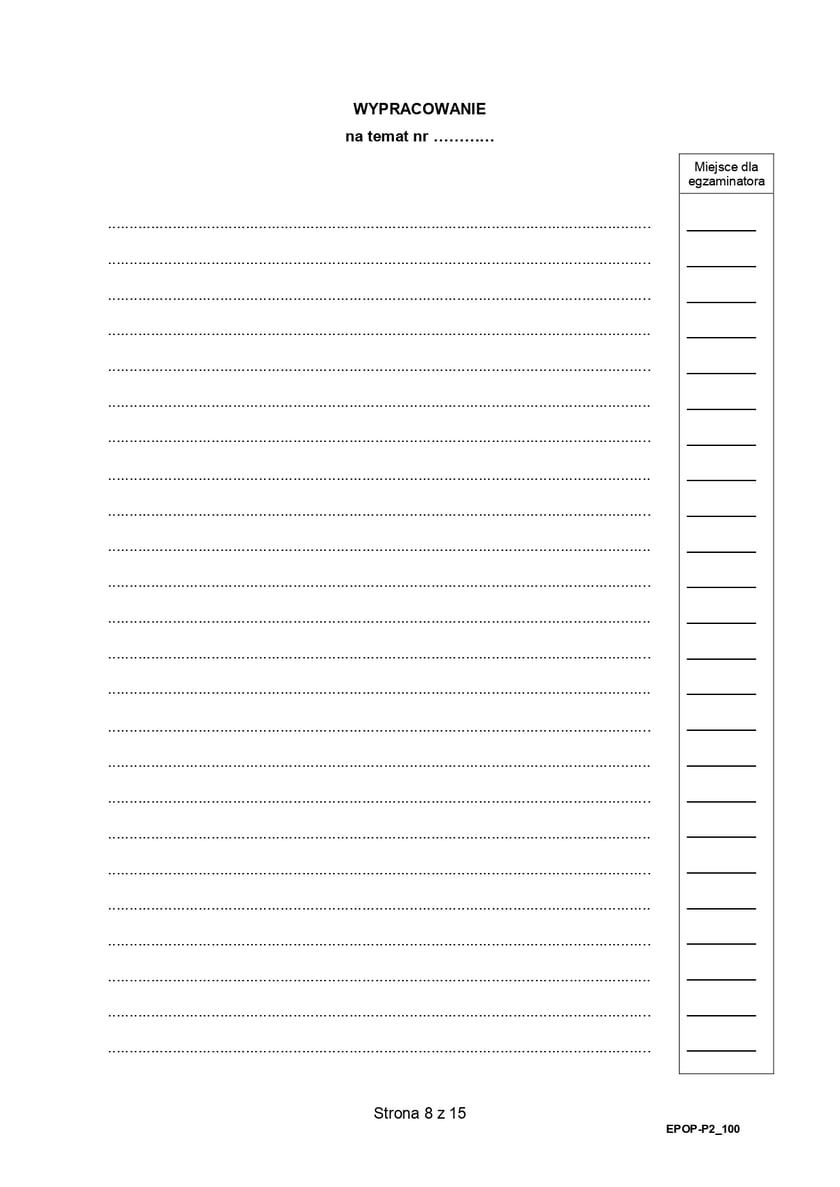 Matura z j. polskiego (formuła 2015)