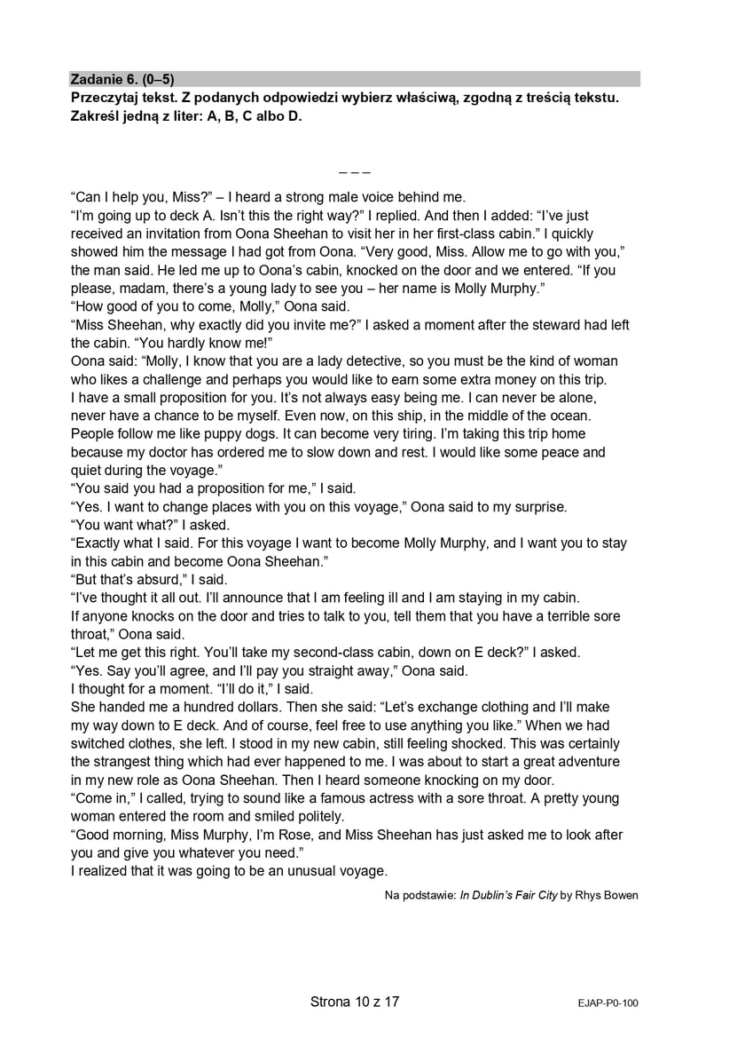 Matura z j. angielskiego (formuła 2015)