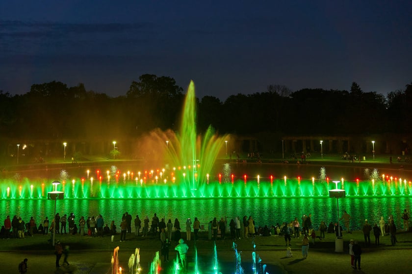 Pierwszy pokaz specjalny Fontanny Multimedialnej w sezonie 2023 - 5 maja 2023 r.