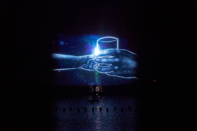 Pierwszy pokaz specjalny Fontanny Multimedialnej w sezonie 2023 - 5 maja 2023 r.