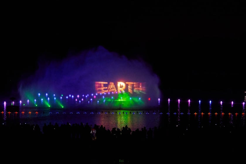 Pierwszy pokaz specjalny Fontanny Multimedialnej w sezonie 2023 - 5 maja 2023 r.