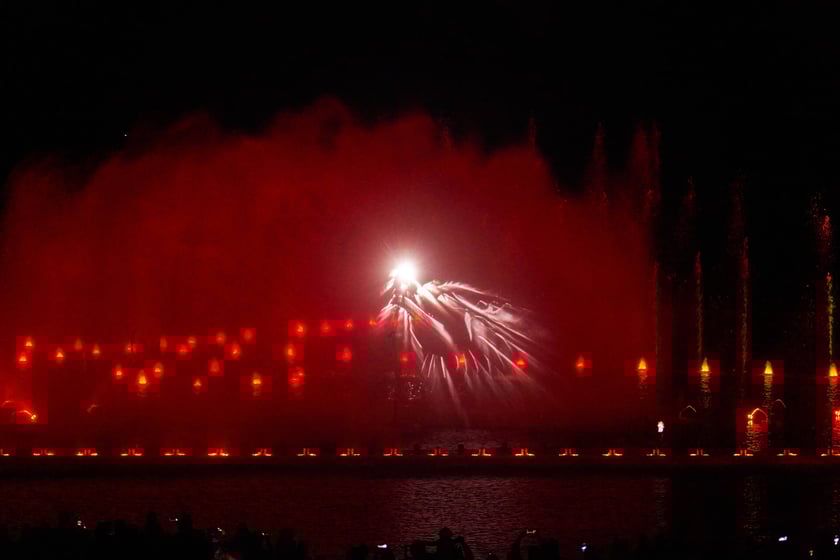 Pierwszy pokaz specjalny Fontanny Multimedialnej w sezonie 2023 - 5 maja 2023 r.