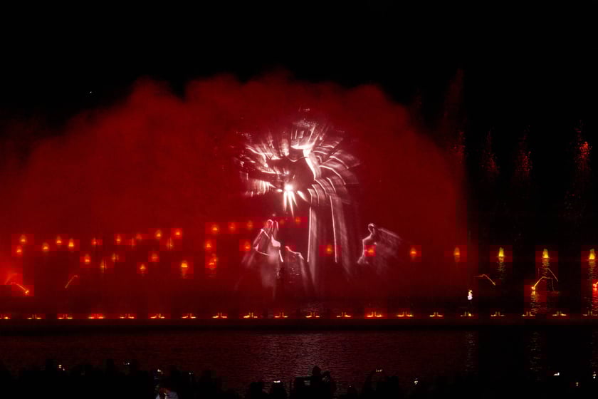 Pierwszy pokaz specjalny Fontanny Multimedialnej w sezonie 2023 - 5 maja 2023 r.