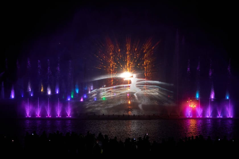 Pierwszy pokaz specjalny Fontanny Multimedialnej w sezonie 2023 - 5 maja 2023 r.