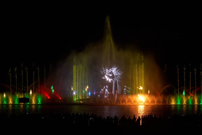 Pierwszy pokaz specjalny Fontanny Multimedialnej w sezonie 2023 - 5 maja 2023 r.