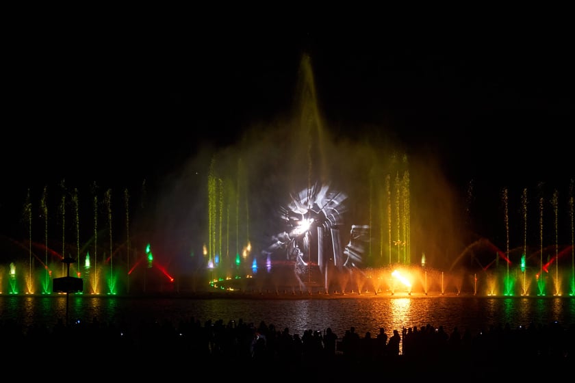 Pierwszy pokaz specjalny Fontanny Multimedialnej w sezonie 2023 - 5 maja 2023 r.