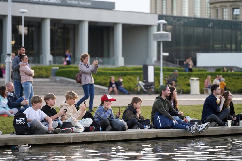 Pierwszy pokaz specjalny Fontanny Multimedialnej w sezonie 2023 - 5 maja 2023 r.
