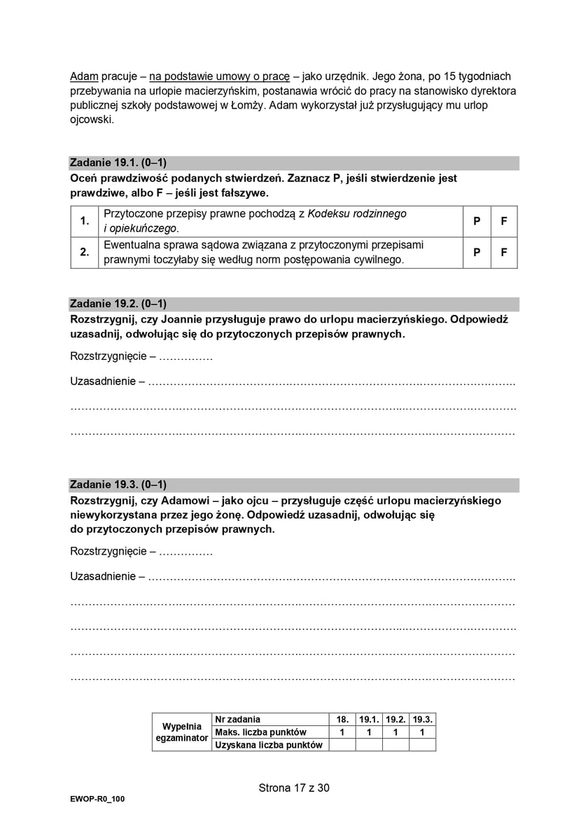 Matura z WOS-u na poziomie rozszerzonym (formuła 2015)