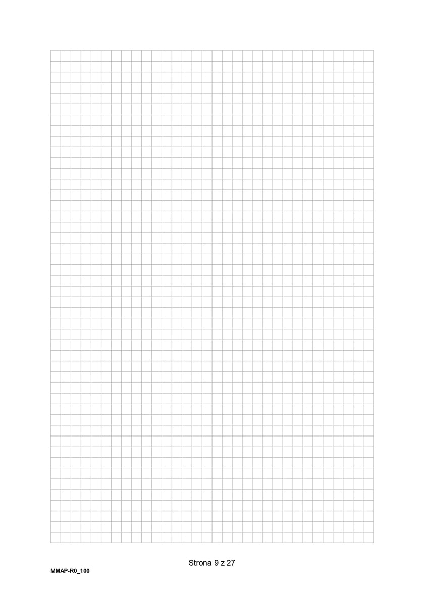 Arkusz z matematyki, poziom rozszerzony (formuła 2023)