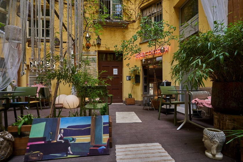 Podw&oacute;rko kamienicy przy pl. Solnym 14