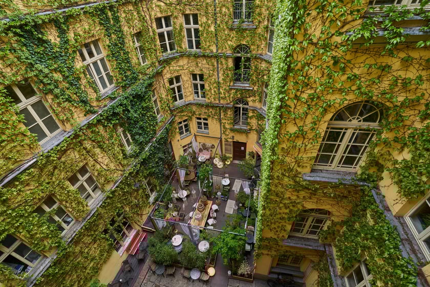 Podw&oacute;rko kamienicy przy pl. Solnym 14