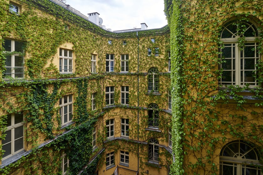 Podw&oacute;rko kamienicy przy pl. Solnym 14