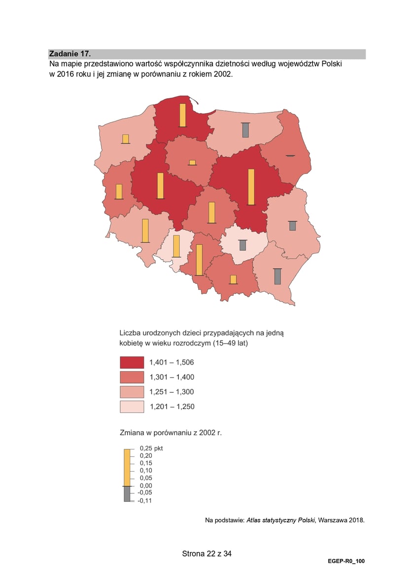 Matura z geografii (poziom rozszerzony)