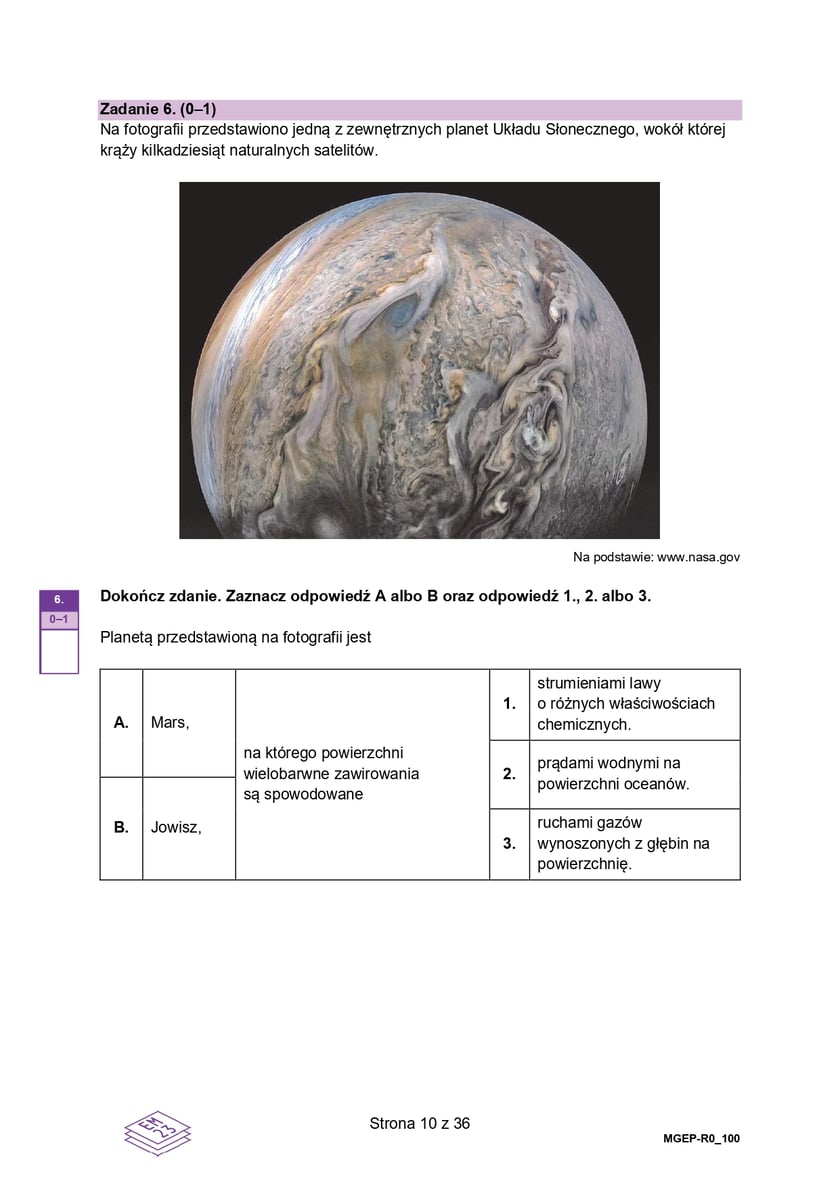 Matura z geografii (poziom rozszerzony)