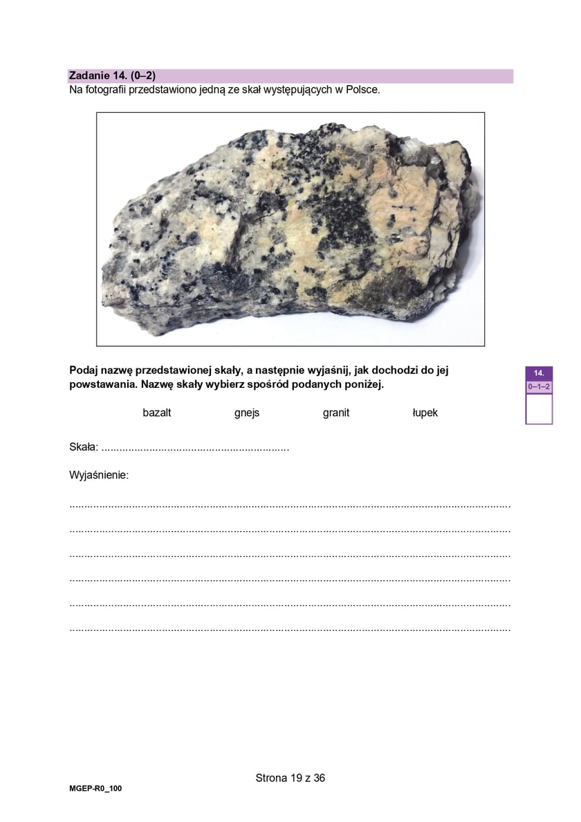 Matura z geografii (poziom rozszerzony)