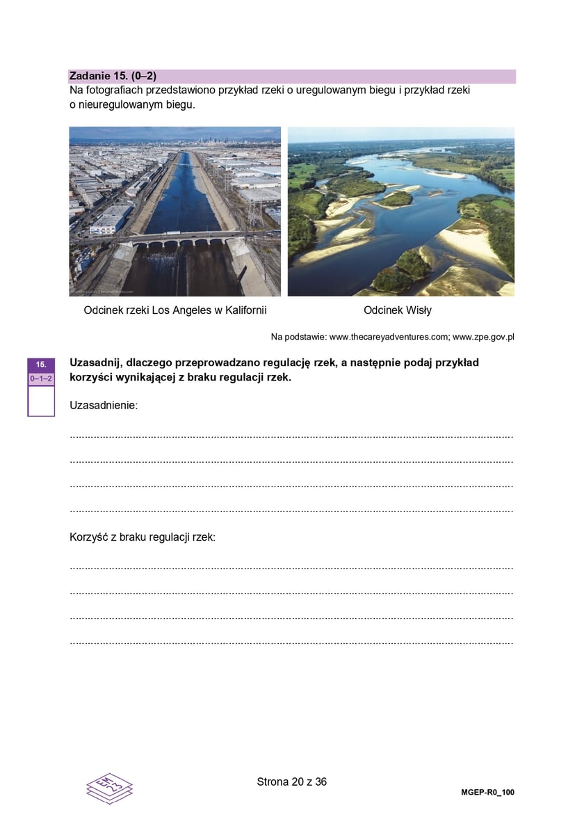 Matura z geografii (poziom rozszerzony)