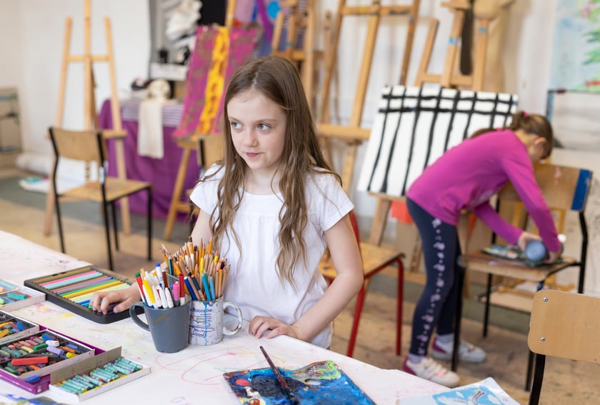 Pracownia malarstwa w Centrum Kreatywności Talent